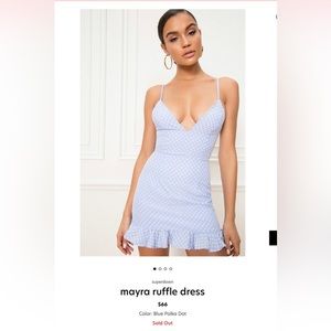Super Down Mayra Ruffle Dress (XS)​